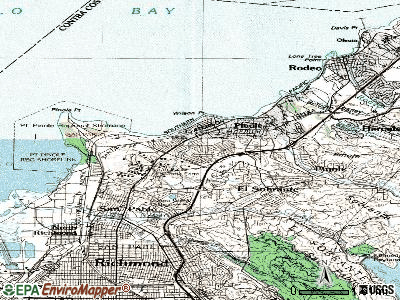 Tara Hills topographic map