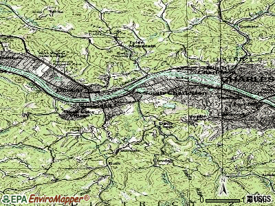 South Charleston topographic map