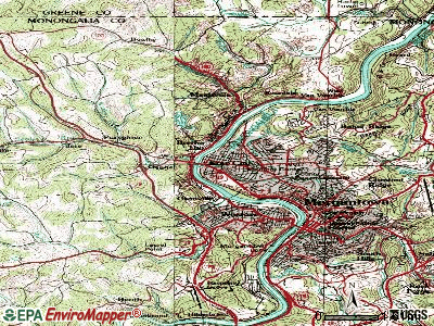Star City topographic map