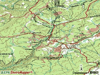 Thomas topographic map