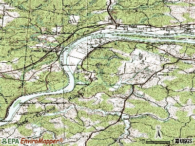 Washington topographic map