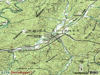 White Sulphur Springs topographic map
