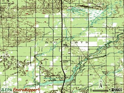 Big Flats topographic map