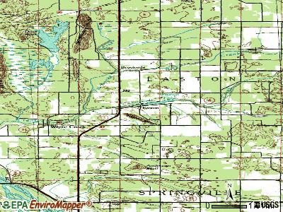 Easton topographic map