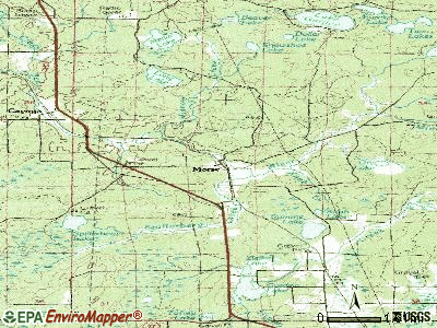 Morse topographic map
