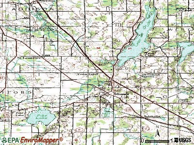 Cedar Lake topographic map