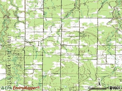 Oulu topographic map