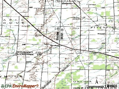 Pittsfield topographic map