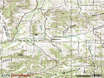 Gilmanton topographic map