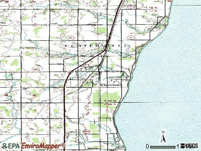 Hallie topographic map