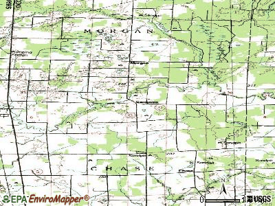 Sampson topographic map