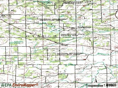 Otsego topographic map