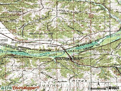 Bridgeport topographic map