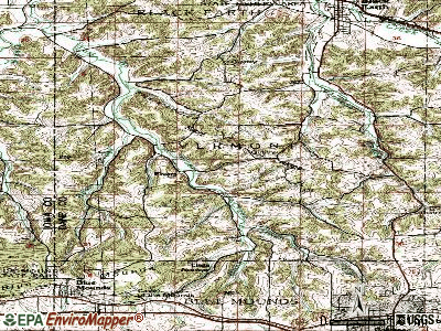 Vermont topographic map