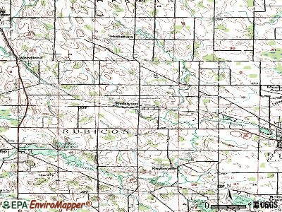 Rubicon topographic map