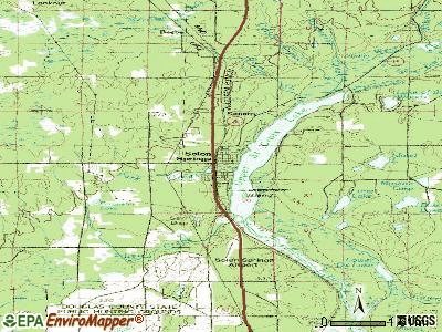 Solon Springs topographic map