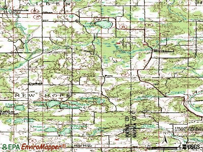 Peru topographic map