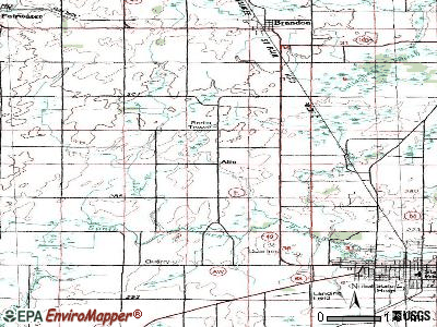 Alto topographic map