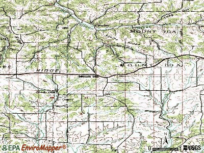 Mount Ida topographic map