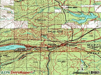 Truckee topographic map