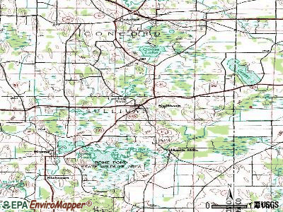 Sullivan topographic map