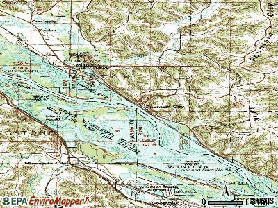 Fountain topographic map