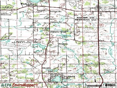 Brighton topographic map