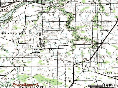 Holland topographic map