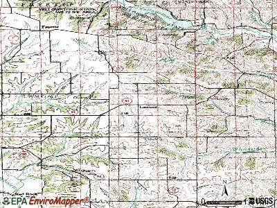 Lamont topographic map