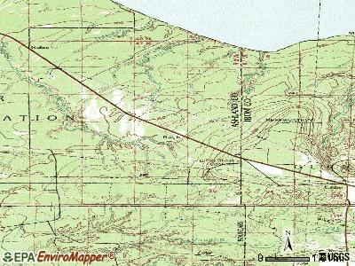 Birch topographic map
