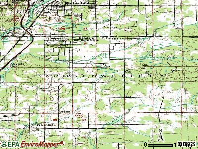 Kronenwetter topographic map