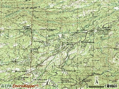 Twain Harte topographic map