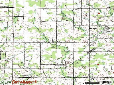 Wien topographic map