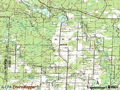 Breed topographic map