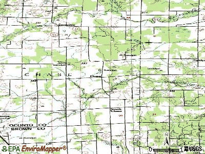 Chase topographic map