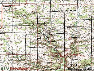 El Paso topographic map