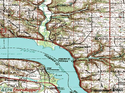 Maiden Rock topographic map