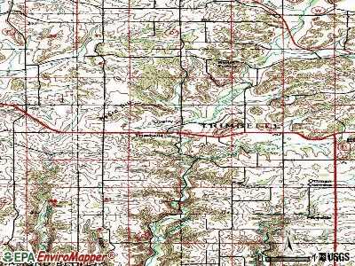 Trimbelle topographic map