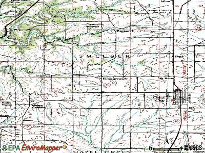 Georgetown topographic map