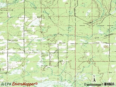 Spirit topographic map