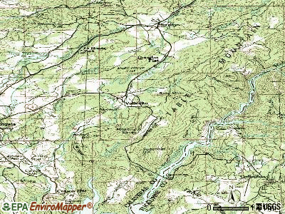 Vallecito topographic map