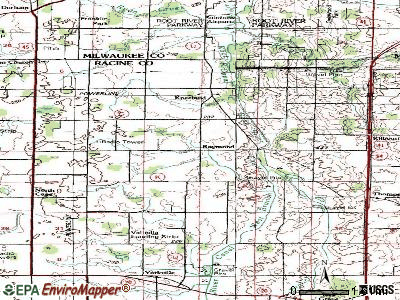 Raymond topographic map
