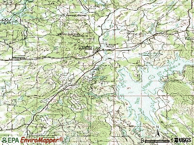Valley Springs topographic map