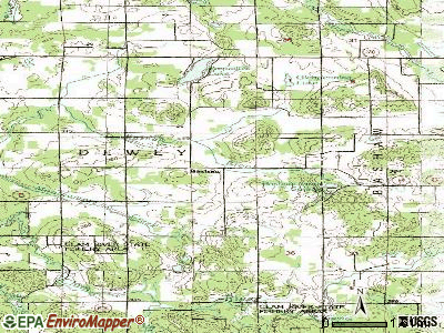 Bashaw topographic map
