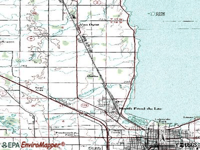 Dexter topographic map