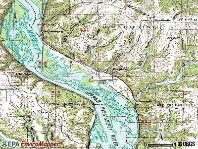 Bagley topographic map