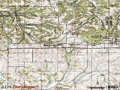 Barneveld topographic map