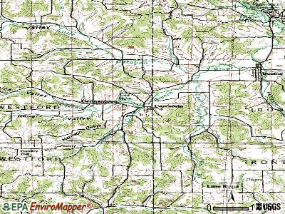 Cazenovia topographic map