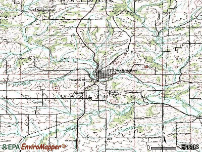 Darlington topographic map