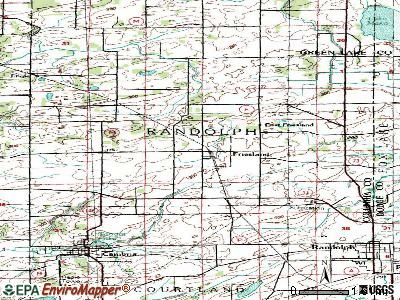Friesland topographic map